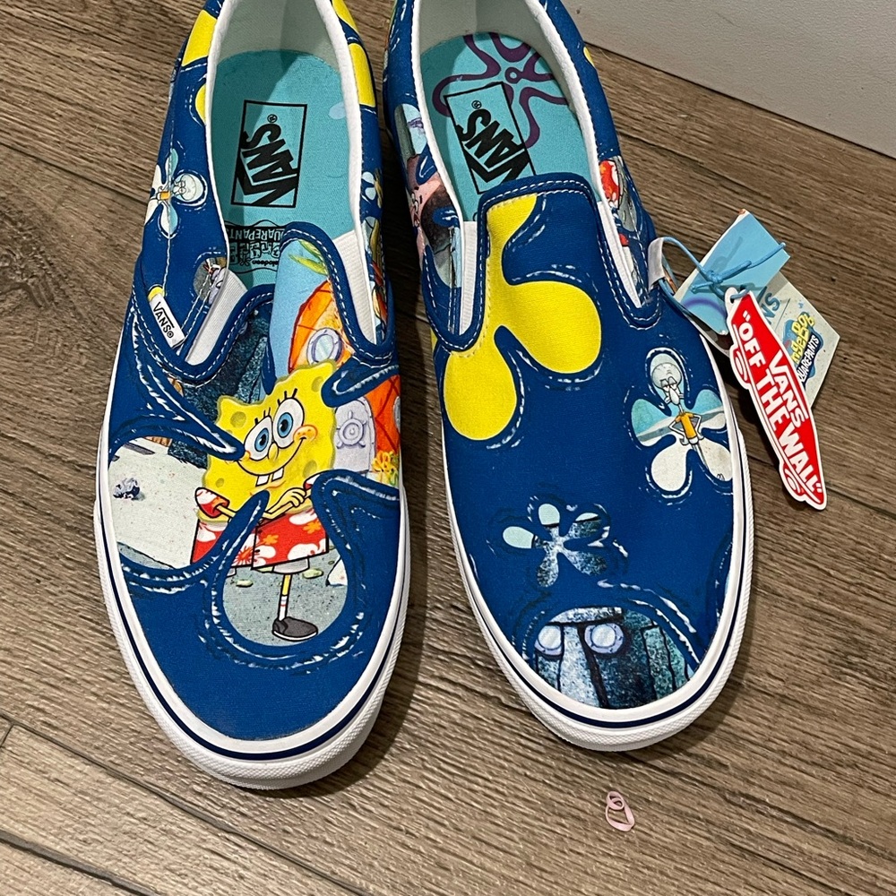 Vans SpongeBob Square pants Slip-On Sneakers - Picture 2 of 3